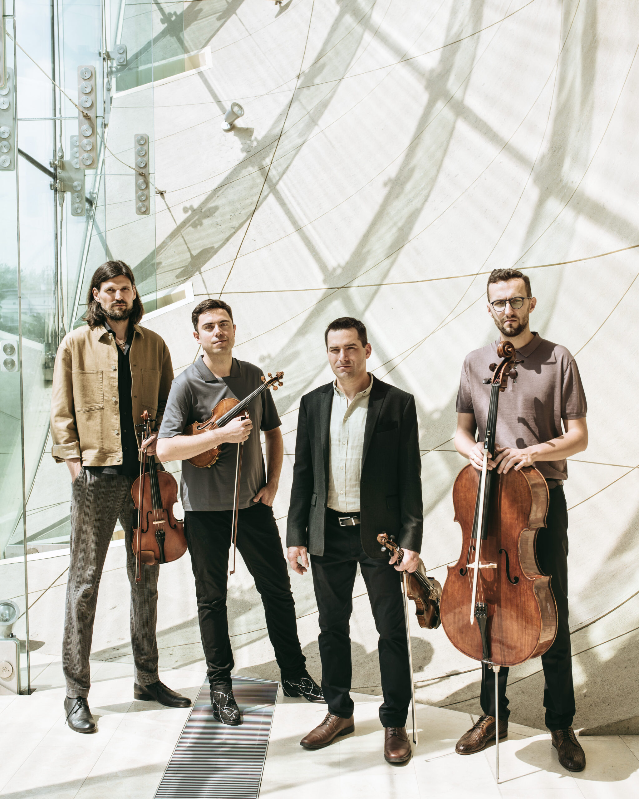 zdjęcie: Atom String Quartet, fot. Zosia Zija & Jacek Pióro